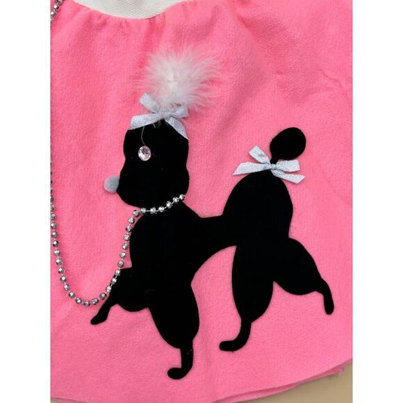 Toys R Us pink poodle skirt, XS/S, NWT, vintage, dressup, Halloween, sparkle - Picture 3 of 6